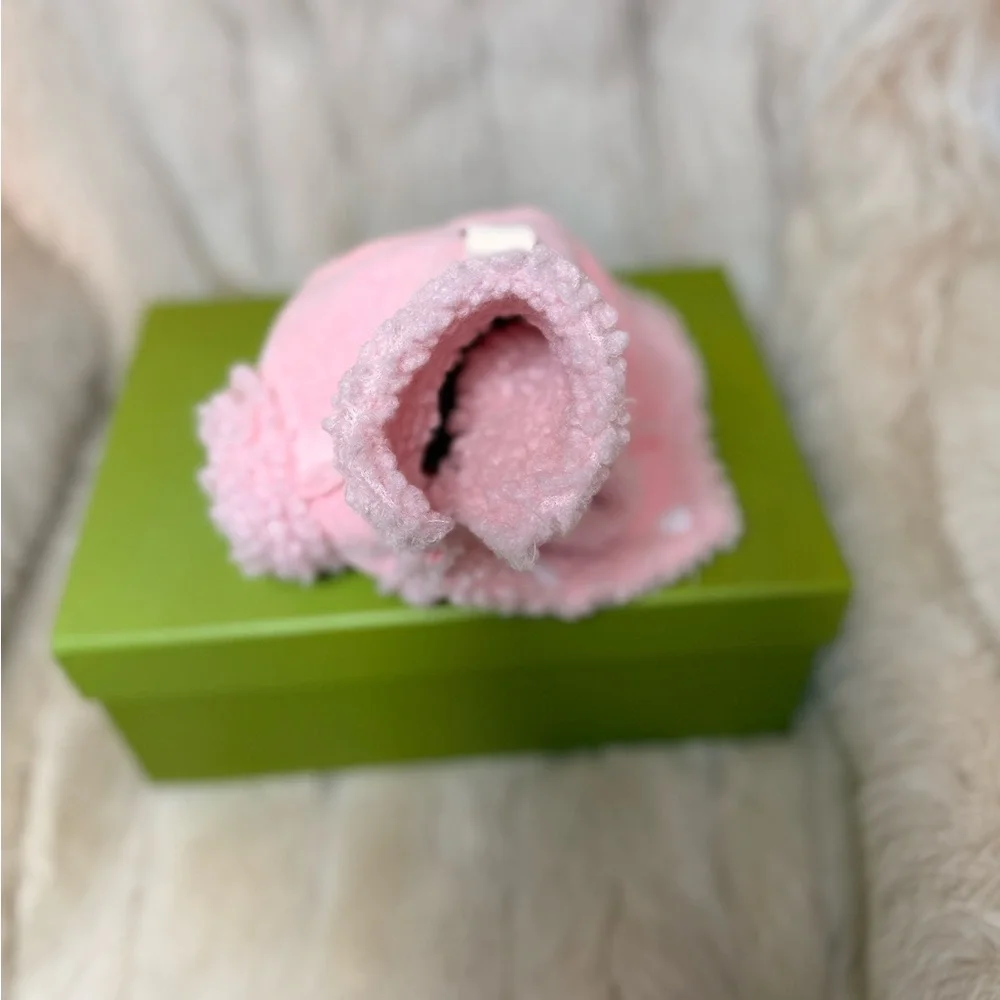 Pink Fleece Dog Jacket XS